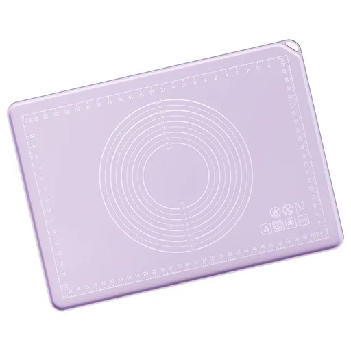 Purple Silicone Kneading Mat for Kitchen Use Non Skid Reusable Pastry Dough Mat