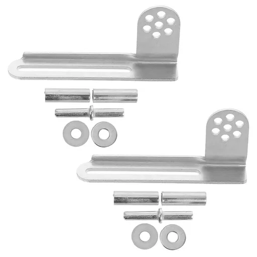 2-Pack Universal Refrigerator Door Hinge Replacement Kit, Galvanized Steel Metal Hinges
