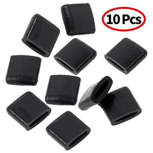 10 PCS Air Fryer Rubber Bumpers, Premium Air Fryer Silicone Rubber Feet Sides Parts Stops Stoppers Tabs Tips Legs Attachments for Air Fryer
