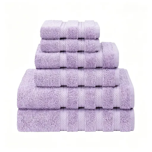 Light Purple 34x34cm Pure Cotton Towel | Christmas Sweet Household Gift | Soft Square Facial Towel