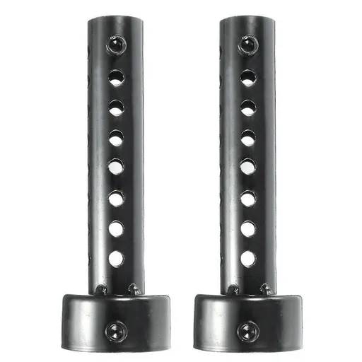 2x Universal Motorcycle Exhaust Pipe Silencer Db Killer 48mm Black