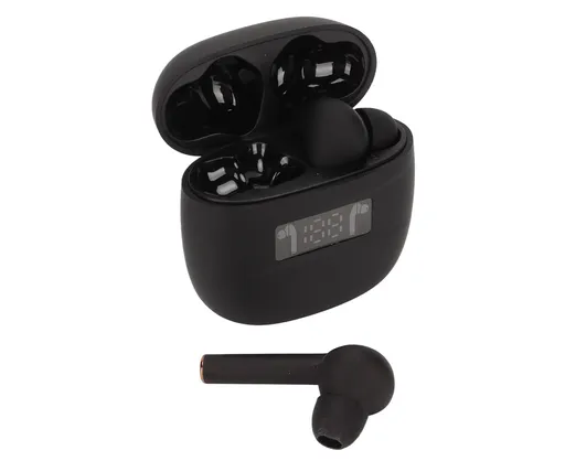 Language Translator Earbuds Support 144 Languages Online Translation Wireless Translator Device with Digital Display Black