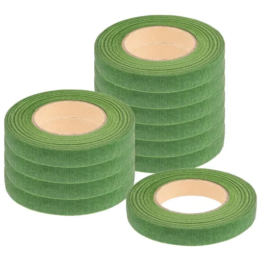 Green Wrinkle Paper Tape for Floral Arrangements Easy Hand Tearing