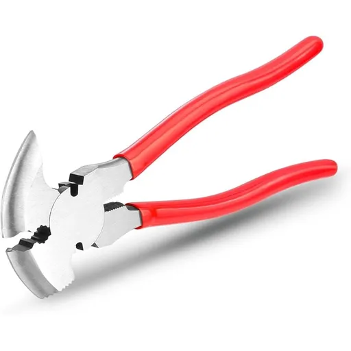 Fence Repair Pro: 10-Inch Steel Pliers for Barbed Wire Fencing, Heavy-Duty Cutter Tool