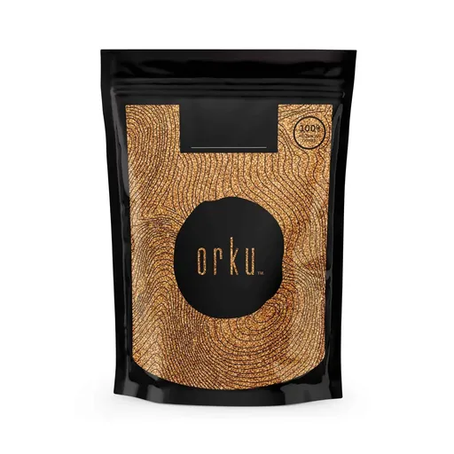 Orku 400g Organic Golden Linseed Flaxseed Whole Grain Non GMO