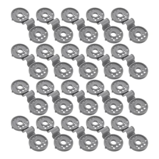 Windproof Net Clips Shade Net Fixing Clip Grey Plastic 30pcs