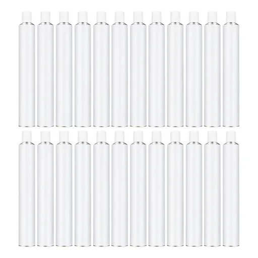 30Pcs White Aluminum Paint Tubes for Storage Refillable Containers for Gouache Watercolor and Acrylic