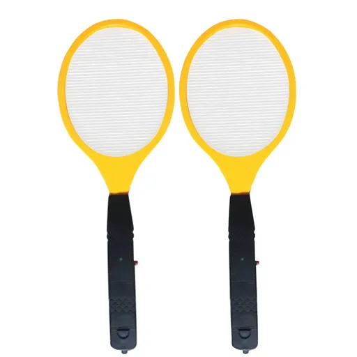 2 Pack Electric Mosquito Swatter Rackets, Rechargeable Bug Zapper with Safety Mesh and Ergonomic Handle for Indoor and Outdoor Fly and Insect Control