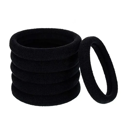 Hair Ties,20PCS Large Elastics Hair Bands,No Slip Ponytail Holders for Girls Curly Thick Heavy Hair,No Damage Soft Cotton Hair Ties Band for