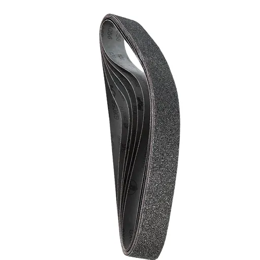 Sanding Belts, 50mm x 1066mm Belt Sander Sanding Belts, 6 PCS (Each of 36 40 60 80 100 120 Assorted Grits) Silicon Carbide for Knife Sharpening, Metalworking, Composites, Plastic Finishing