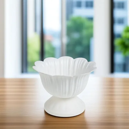 1Pack Outdoor Flower Pot Planter White PP for Home Use