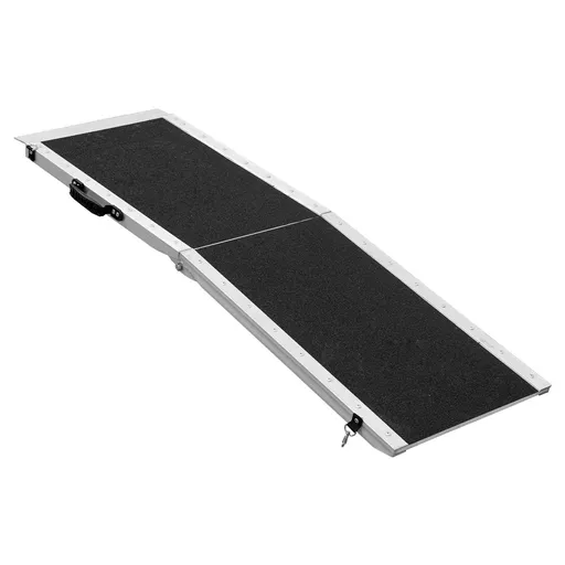 Furtastic 183x38cm Foldable Aluminium Dog Ramp Portable Non Slip Pet Vehicle Car SUV Access Safety Aid