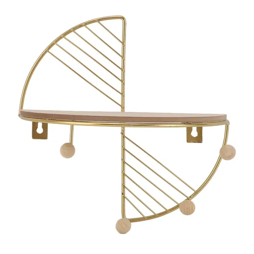 Wall Hanging Rack Iron Art Versatile Practical Wall Decoration Storage Rack for Home