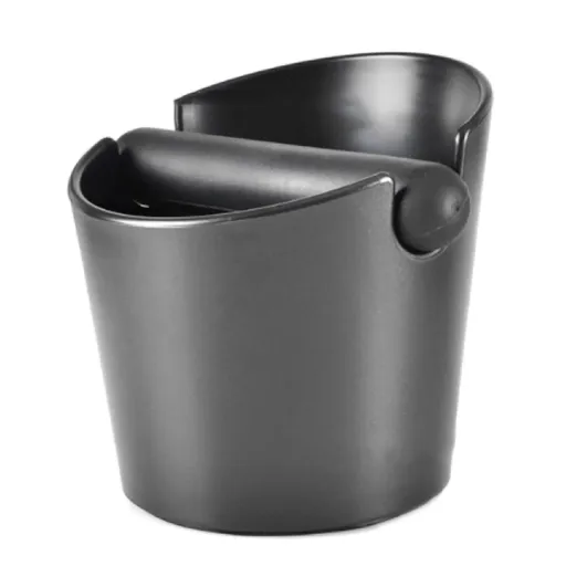 Coffee Knocking Grounds Box ABS Coffee Dump Bin Coffee Ground Knock Container for Home Restaurant 16.3x15x13cm