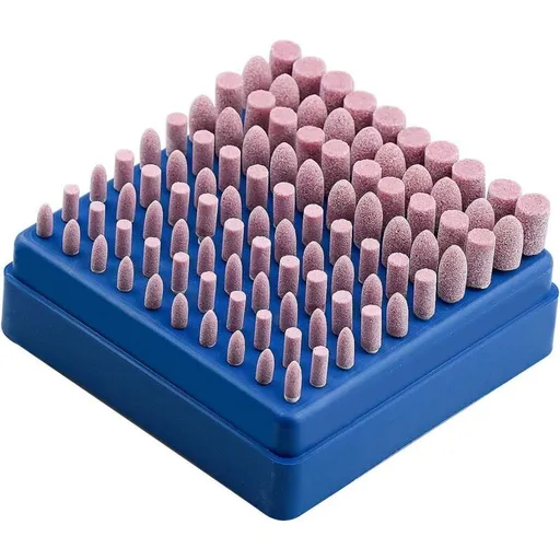 Dremel Rotary Tool Grinding Wheel, 3mm Shank Abrasive Polishing Mounted Stone, 100pcs Compatible with Dremel