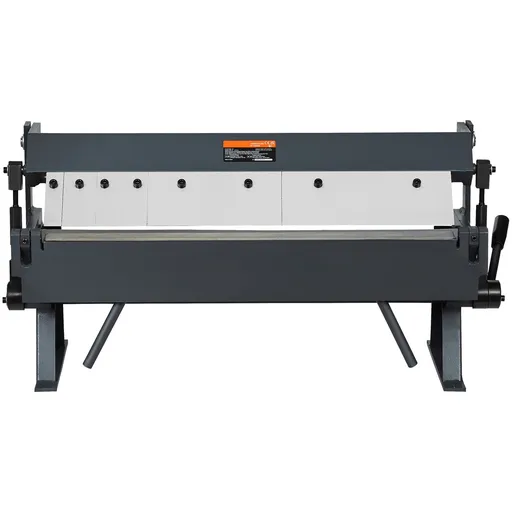 Box and Pan Brake, 610 ± 10 mm, 0-130 Degrees Sheet Metal Bending Brake, Portable Metal Bender with 20 Gauge Low Carbon Steel 14 Gauge Aluminum Capacity, 5 Adjustable Fingers for Metal Bending