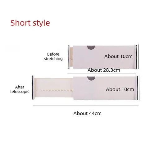 Drawer Divider Organizer for Kitchen, Closet, and More-small-10*44cm