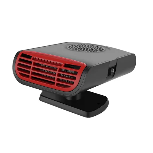 Car Heater Portable Defroster 360° Rotary Base Dual Voltage 12V 24V Compact Design