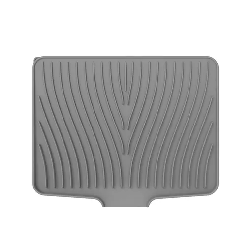 Dish Drying Mats for Kitchen Counter, Non-Slip Silicone Dish Drying Mat, Heat-Resistant Drain Pad for Kitchen