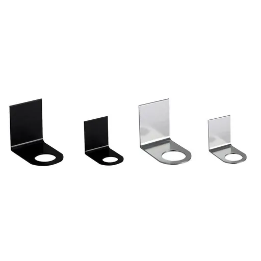 Shower Gel Bottle Storage Shelf Black Space Aluminum Wall Mount 4Pcs
