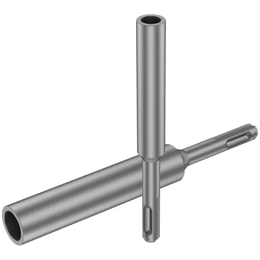 2PCS SDS Plus Ground Rod Driver Set for 3/8", 1/2", 5/8" & 3/4" Rods, Heavy Duty Cr-V Ground Rod Bit Driver for Rotary Hammer Drill, 10mm & 16mm