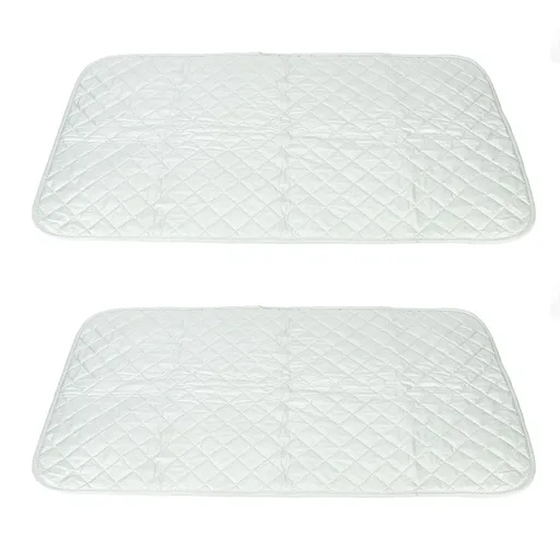 2pcs Magnetic Ironing Mat Heat Resistant Ironing Blanket Portable Ironing Board Washer Dryer Replacement Cover