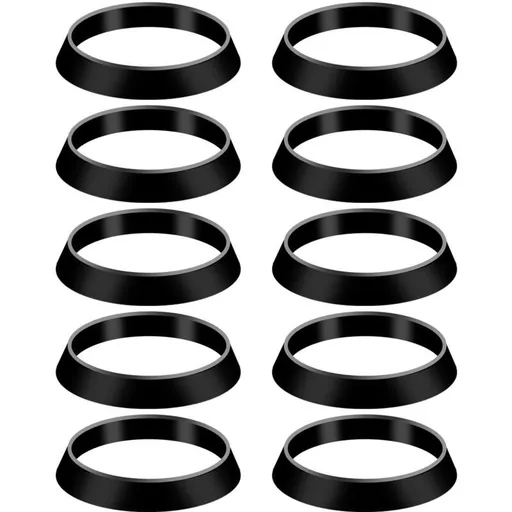 10 Pcs Taper Gasket Compatible with 1.5 Inch Drain Pipe Anti - Sink Odor Siphon Inner Diameter 38mm Outer Diameter 4, 3mm