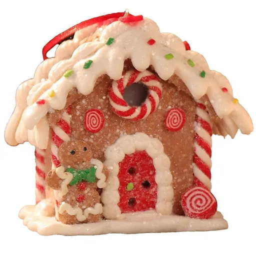 Christmas Scene Village Houses LED Lighted Christmas Buildings