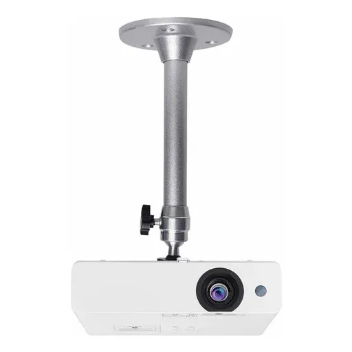Projector Ceiling Mount, 3kg Load Capacity, 360° Rotation, 90° Tilt Angle, Ceiling and Wall Mount for Mini Projector - Made of Aluminum