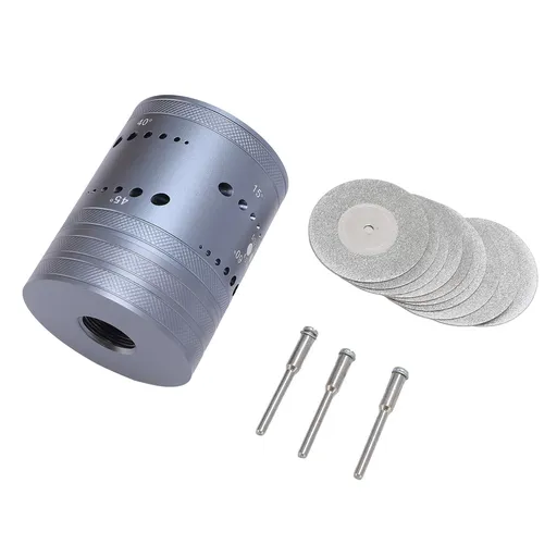 Tungsten Electrode Sharpener Head with Cut Off Slots Steel Electrode Grinding Tool for TIG Welding