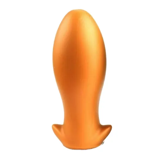 House Of Dasein Silicone Big Butt Plug Gold Or Black Anal Sex Toys - Gold - M