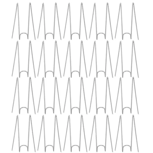 60Pcs Fabric Panel Wall Hooks Stainless Steel Cubicle Pins for Home Office Invisible Mounting