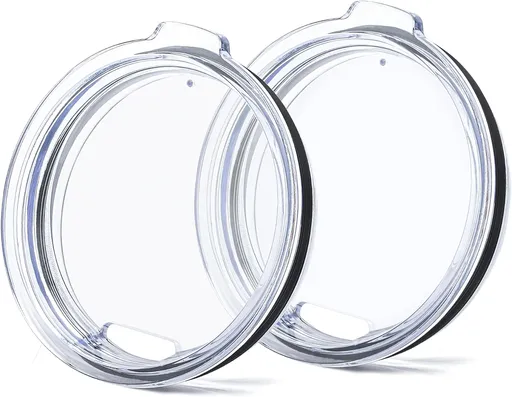 2 Pack 20 ozTumbler Lid for Yeti Rambler,Old Style Rtic and More Travel Mugs, Splash Proof Replacement Lid for 3.2" Inner Diameter Tumblers