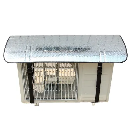 Air Conditioner Outdoor Unit Top Cover Dust Prevention Rainproof Windproof Outdoor AC Cover for 85x40cm/33.5x15.7in