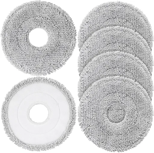 6-Pack Mop Pads for Dreame L40 Ultra/X40 Ultra/X50 Ultra/L50 Ultra/L10S Ultra/ L10s Pro Ultra Heat/L10S Ultra Gen2/L40S Ultra/X30 Ultra/L10 Ultra Robot Vacuum, Washable Microfiber Replacement Pads
