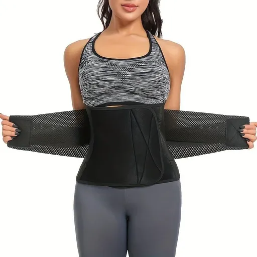 3.0mm Thickened Breathable Waist Trimmer | Sweat More for Intense Shaping, Waist Training & Back Support(black XXL code)