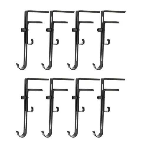 2 in 1 Garland and Stocking Hanger, Christmas 2 in 1 Mantel Hanger, Adjustable Garland and Stocking Mantel Holders, No Drill Garland Hanger for Hanging Christmas Stocking Garland Balls