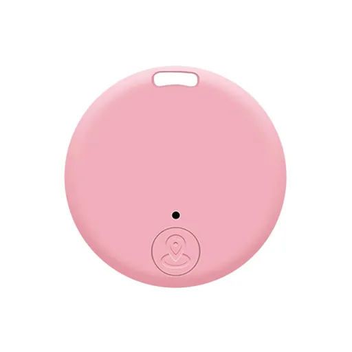 Bluetooth 5.0 Key Finder, Two Way Alarm Tracker for Keys Wallets Pets and Personal Items, Low Power Locator with Six Month Battery, Pink, Model B