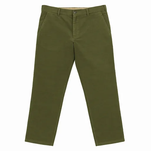 MENS CORDUROY PANTS Trousers Cords Casual STRETCH COTTON Size 32"-44" Adjustable - Olive (89)