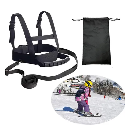 Kids Ski Harness, Adjustable Ski Harness for Toddler with Removable Leash, Quick Release Snowboard Harness Trainer for Kids