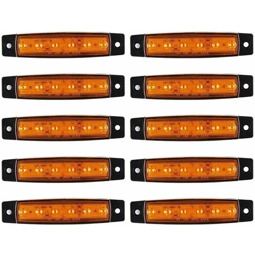 Truck Side Marker Lights 10 pcs LED Side Marker Lights Side Marker Lights Dc 12V LED Side Marker Lights Lamp Truck