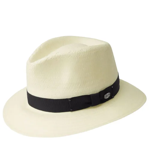 BAILEY Spencer Lite Straw Hat Summer Sun MADE IN USA Trilby Fedora in Natural