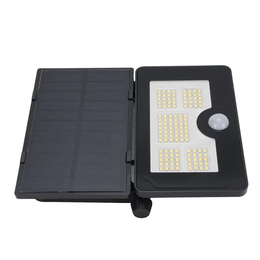 LED Solar Outdoor Light Motion Light Dual Sensors Folding IP65 Rainproof Solar Security Flood Light for Yard Wall Porch Garage
