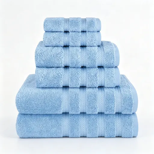 Sky Blue 40x71cm Pure Cotton Towel | Halloween Fresh Home Gift | Quick‑Dry Absorbent Hand Towel