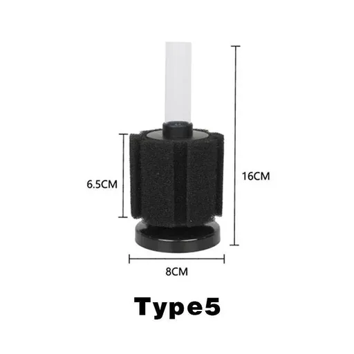 Air Sponge Filter Biological Aquarium Water Fish Tank Foam Small Medium Large - Type 5