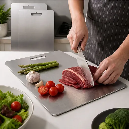 3 x 304SS Cutting Chopping Board Stainless Steel