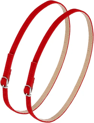 Replacement Ankle Strap for Heel Detachable Shoe Straps PU Leather Shoe Band