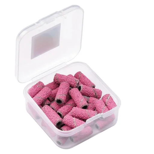 80 Nail Sanding Bands 30pcs Manicure Nail Sanding Bands Small Nail Sanding Bands for Nail Drill Bits