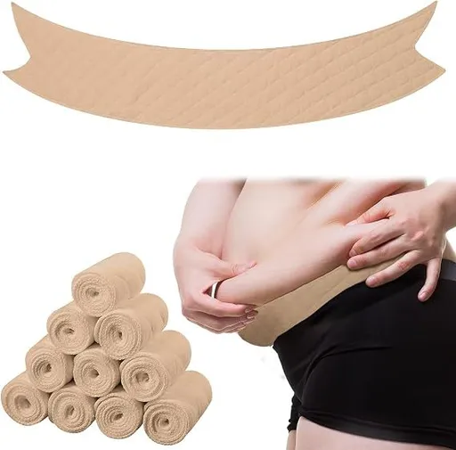 10 Piece Cotton Blend Belly Sweat Liners Khaki