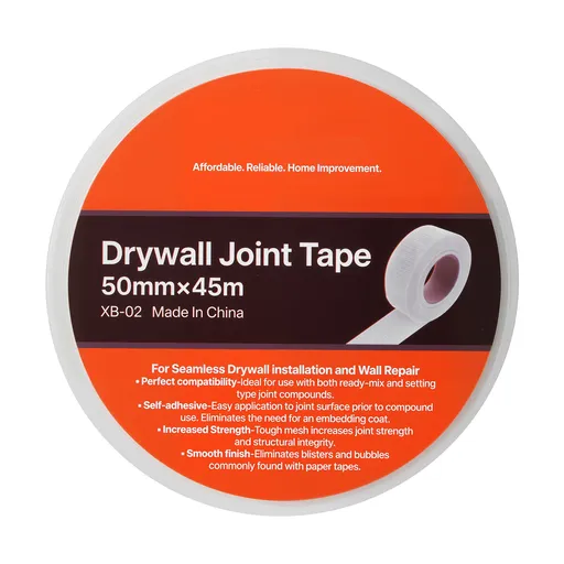 Drywall Mesh Tape, 50mm W x 45m L Self-Adhesive Fiberglass Drywall Joint Tape, 36 Rolls Dry Wall Patch for Easy Sheetrock Ceiling Crack Repair, to Achieve Smooth Even Wall Surface
